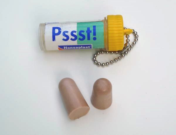 Ohrstöpsel und Aufbewahrungsbehälter